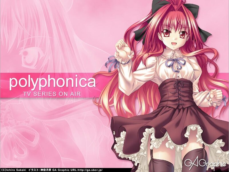 Polyphonica anime character art