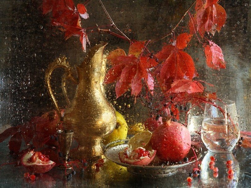 Pomegranate and Pitcher
