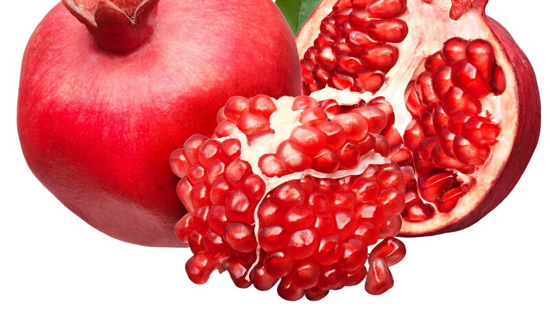 Pomegranate Fruit — Red, Fresh