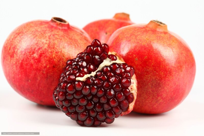 Pomegranate Fruit — Red, Neutral, Photograph, Seeds