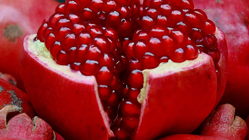 Pomegranate Fruit — Red, Vibrant, Photograph