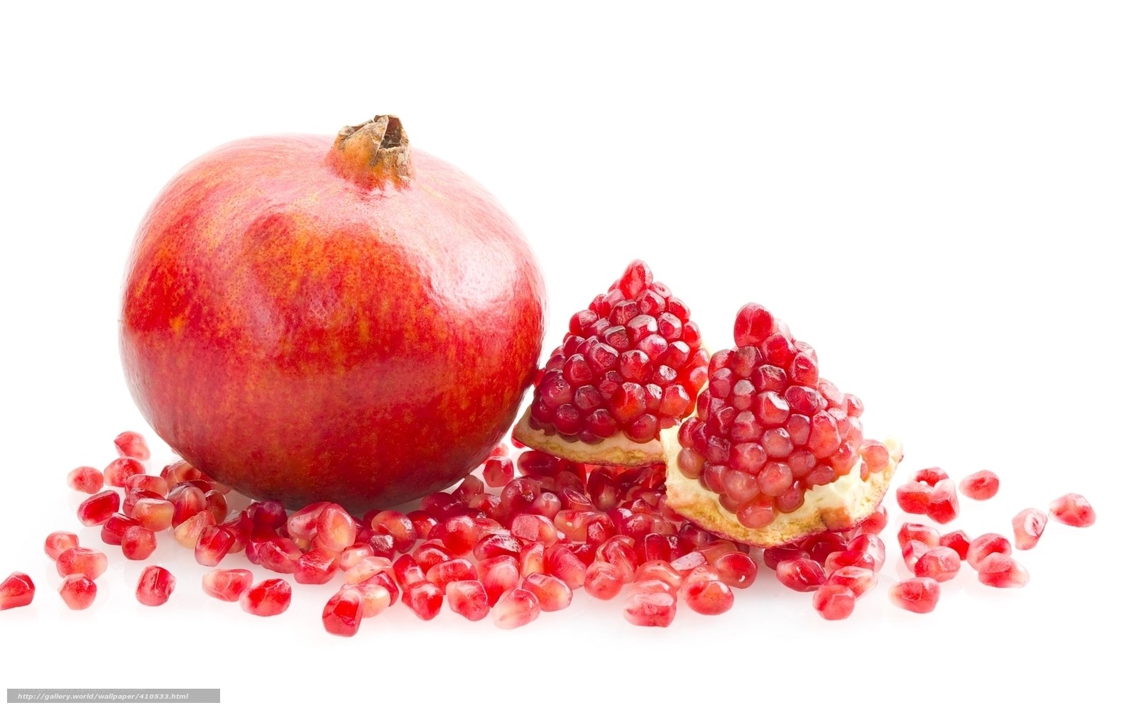 pomegranate fruit with seeds