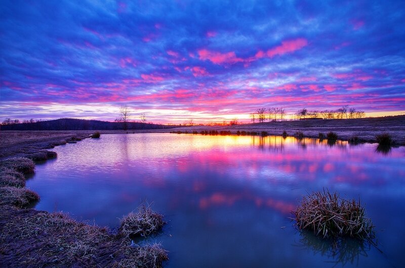 Pond at Sunset
