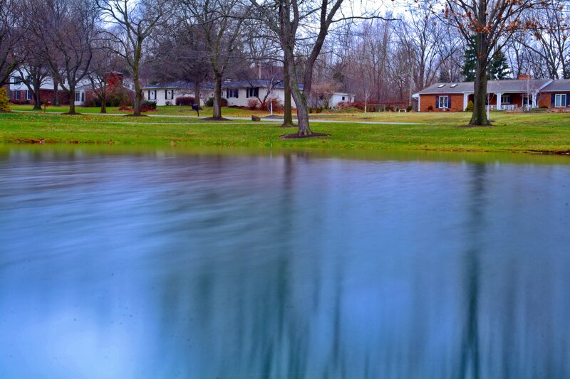 Pond in Residential Area