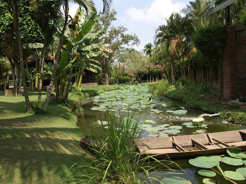 Pond with Lily Pads — Green, Serene, Afternoon