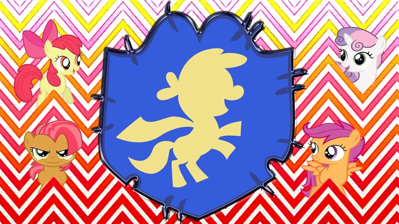 Ponies Around Shield