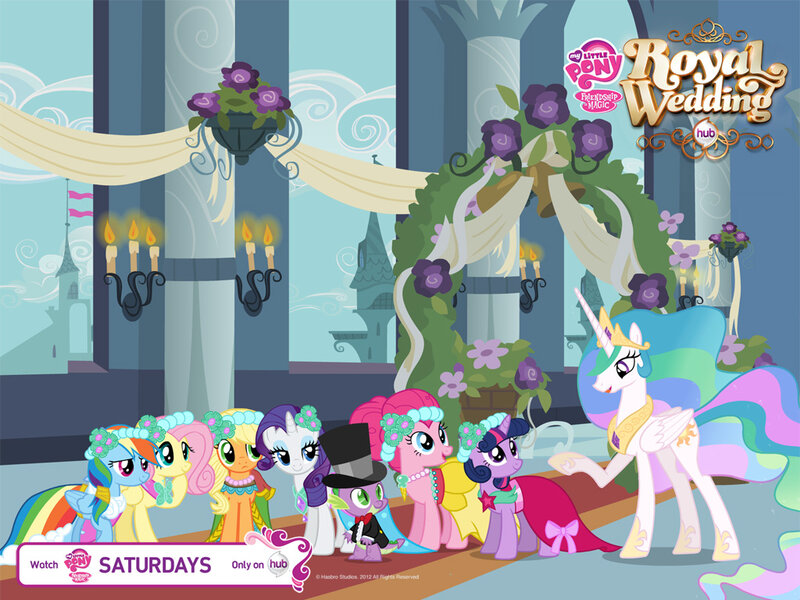 Ponies at a Wedding