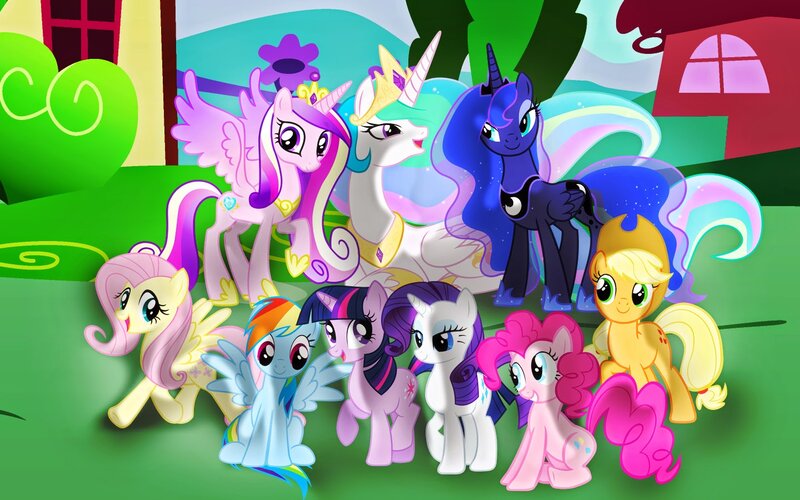 Ponies in a Group