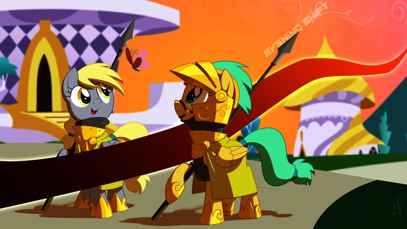 Ponies in Armor — Orange