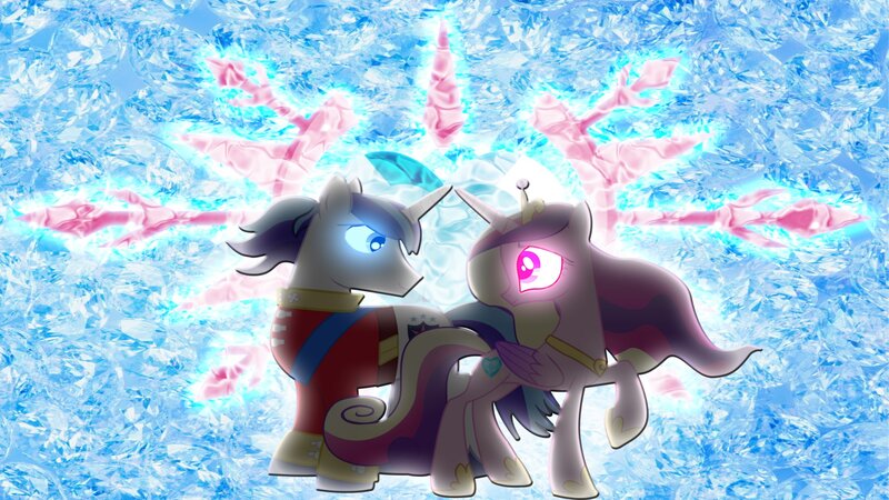 ponies in ice magic