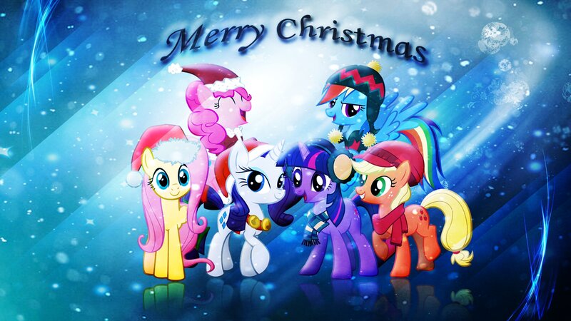 Ponies in Winter Hats