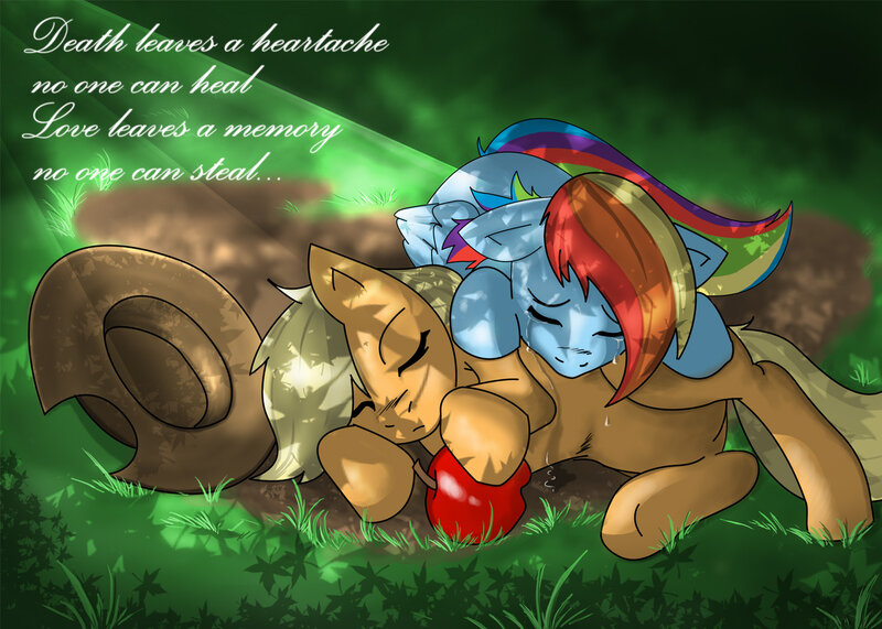 Ponies Mourning a Friend