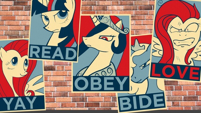 Ponies on Posters