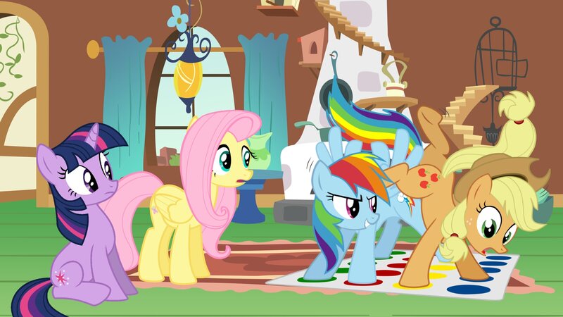 Ponies Playing a Game