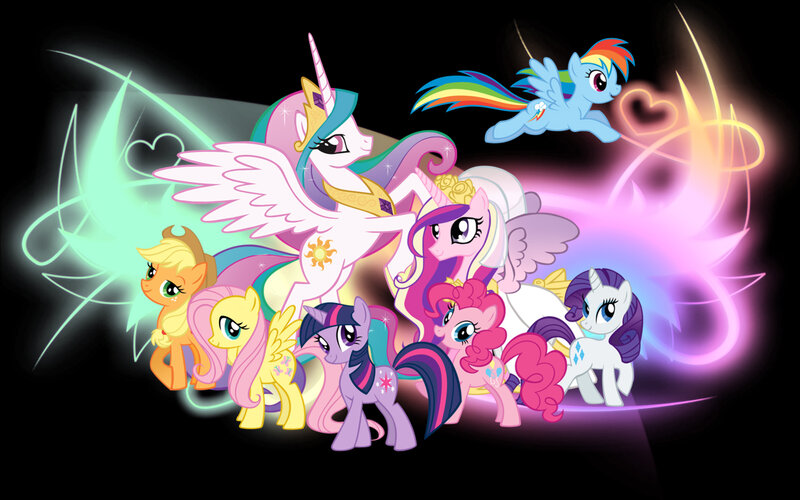 Ponies with Magic Auras