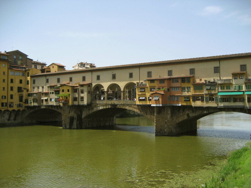 Ponte Vecchio Bridge — Green, Calm