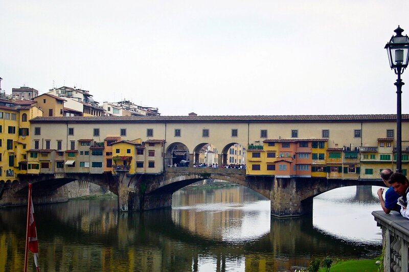 Ponte Vecchio Bridge — Yellow, Calm