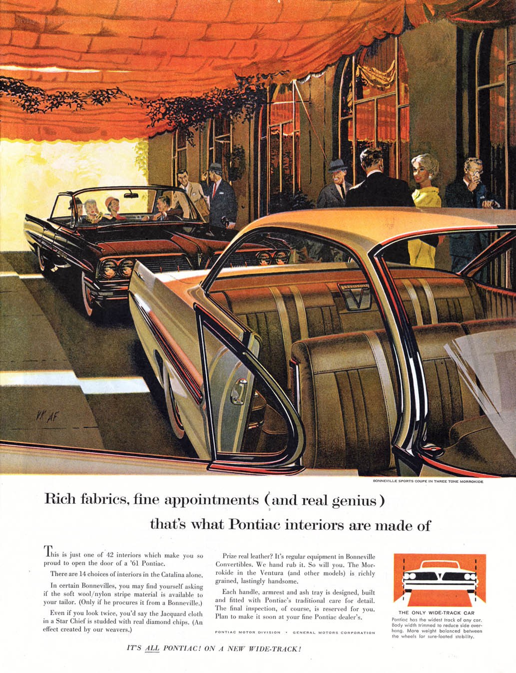 Pontiac car advertisement