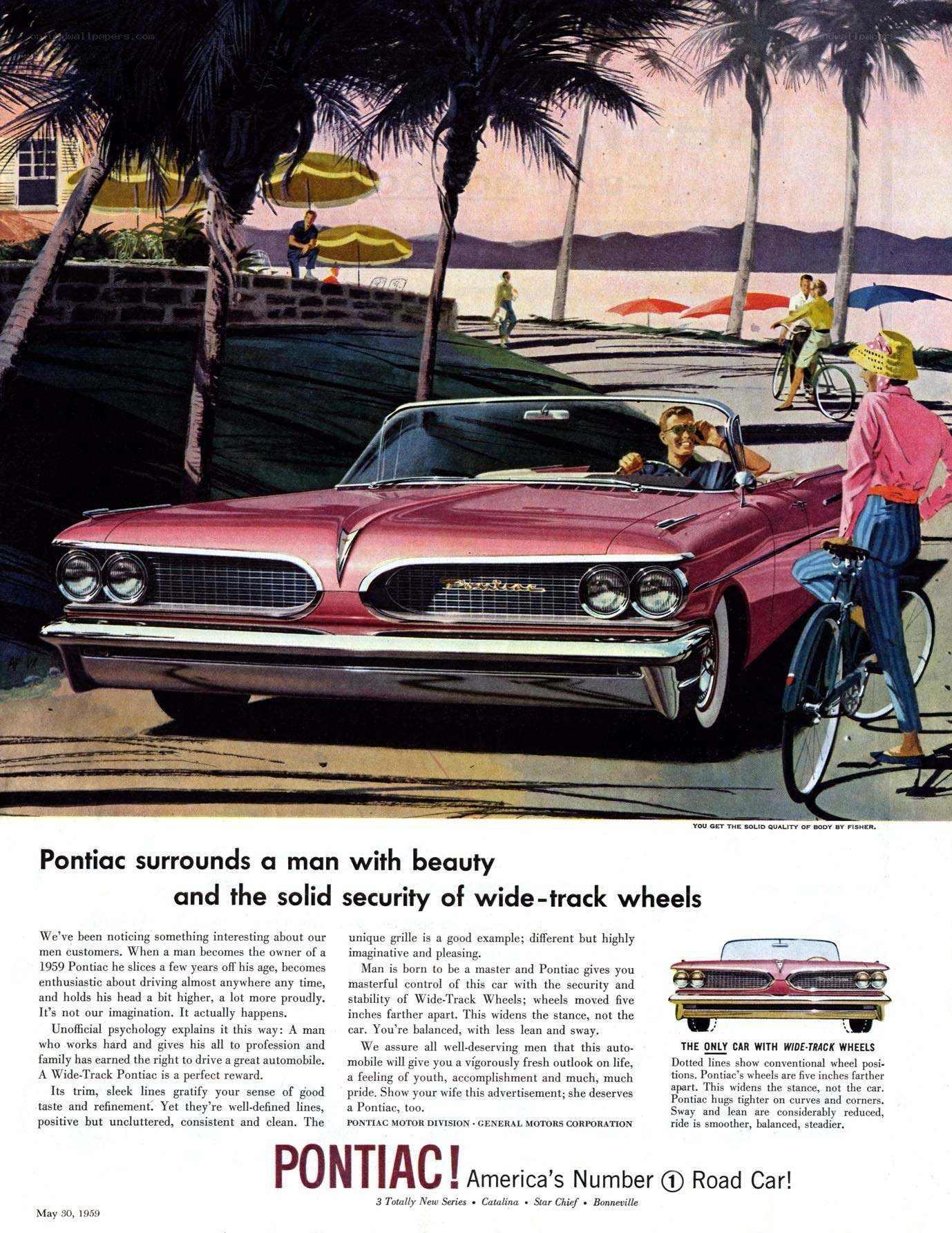Pontiac car advertisement