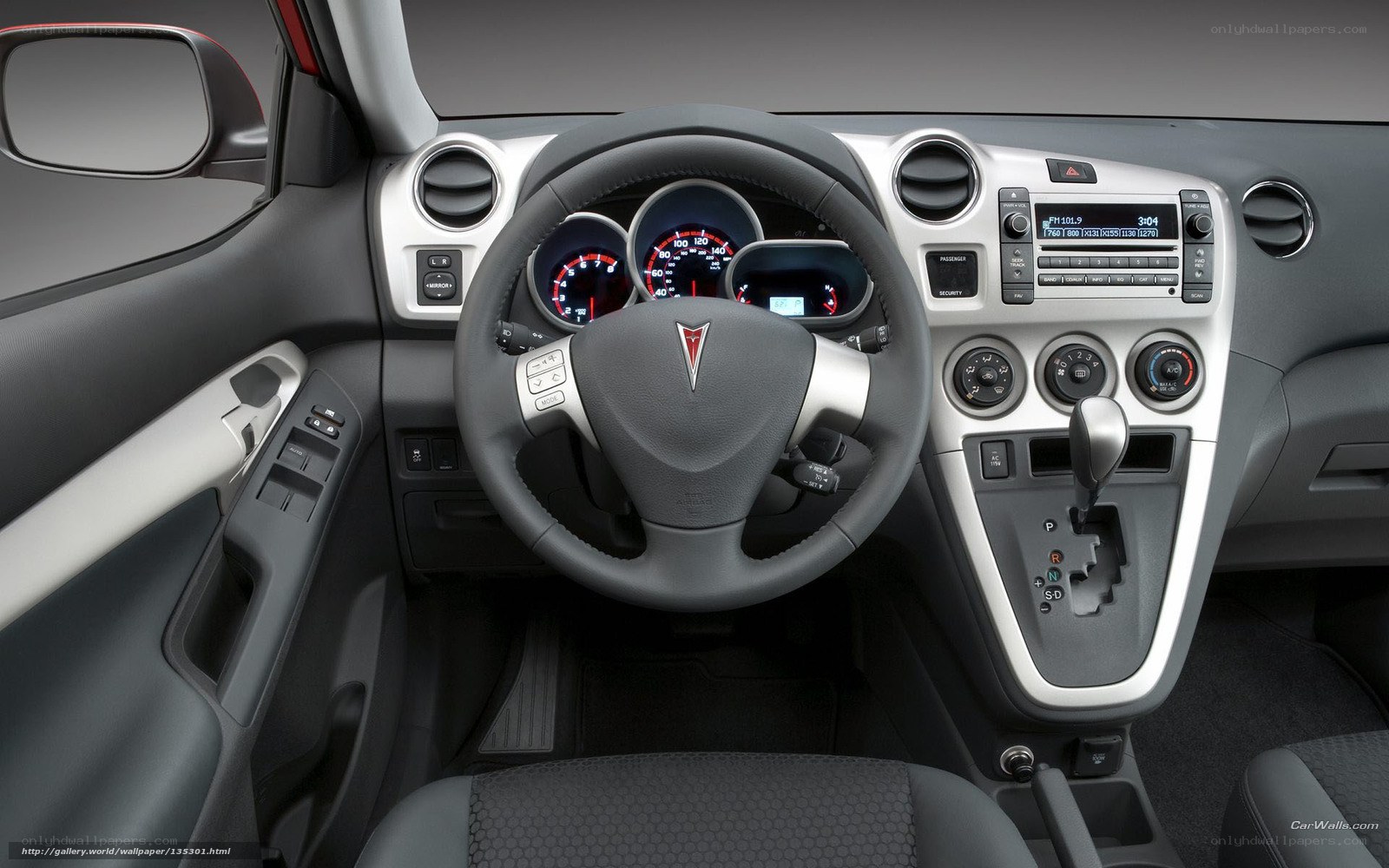 Pontiac G3 interior dashboard