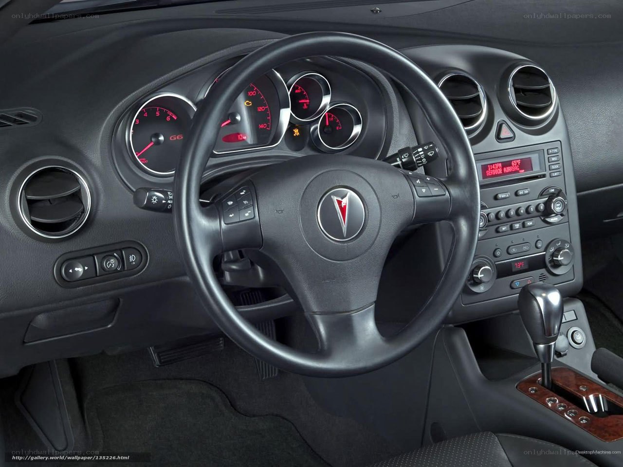 Pontiac G6 interior dashboard