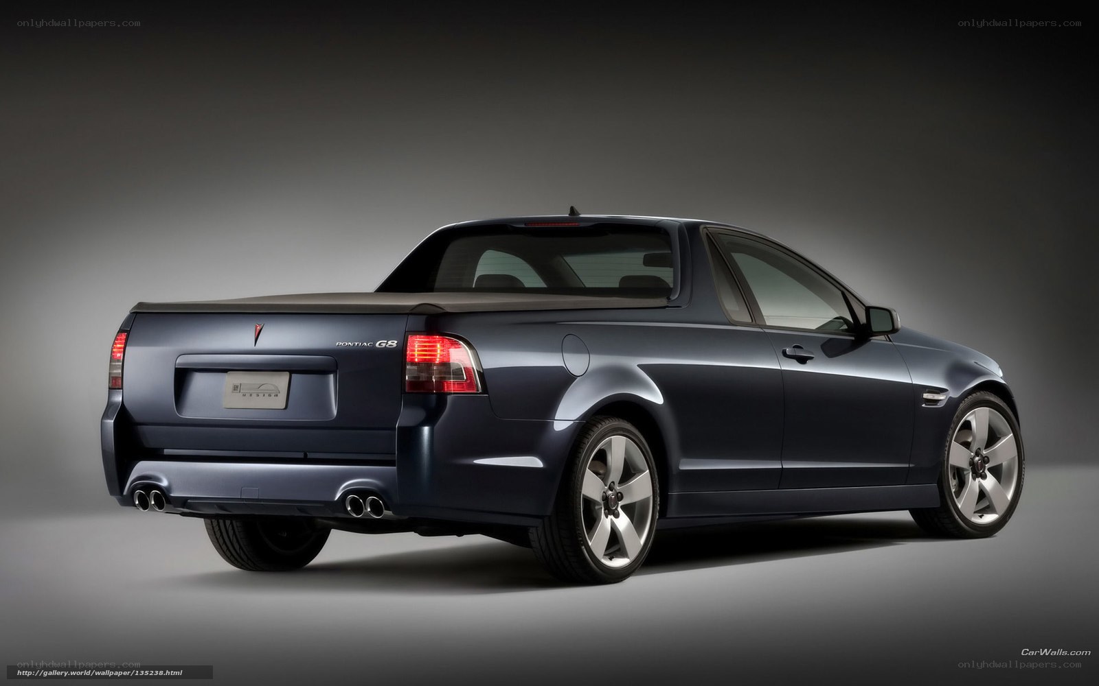 Pontiac G8 utility vehicle