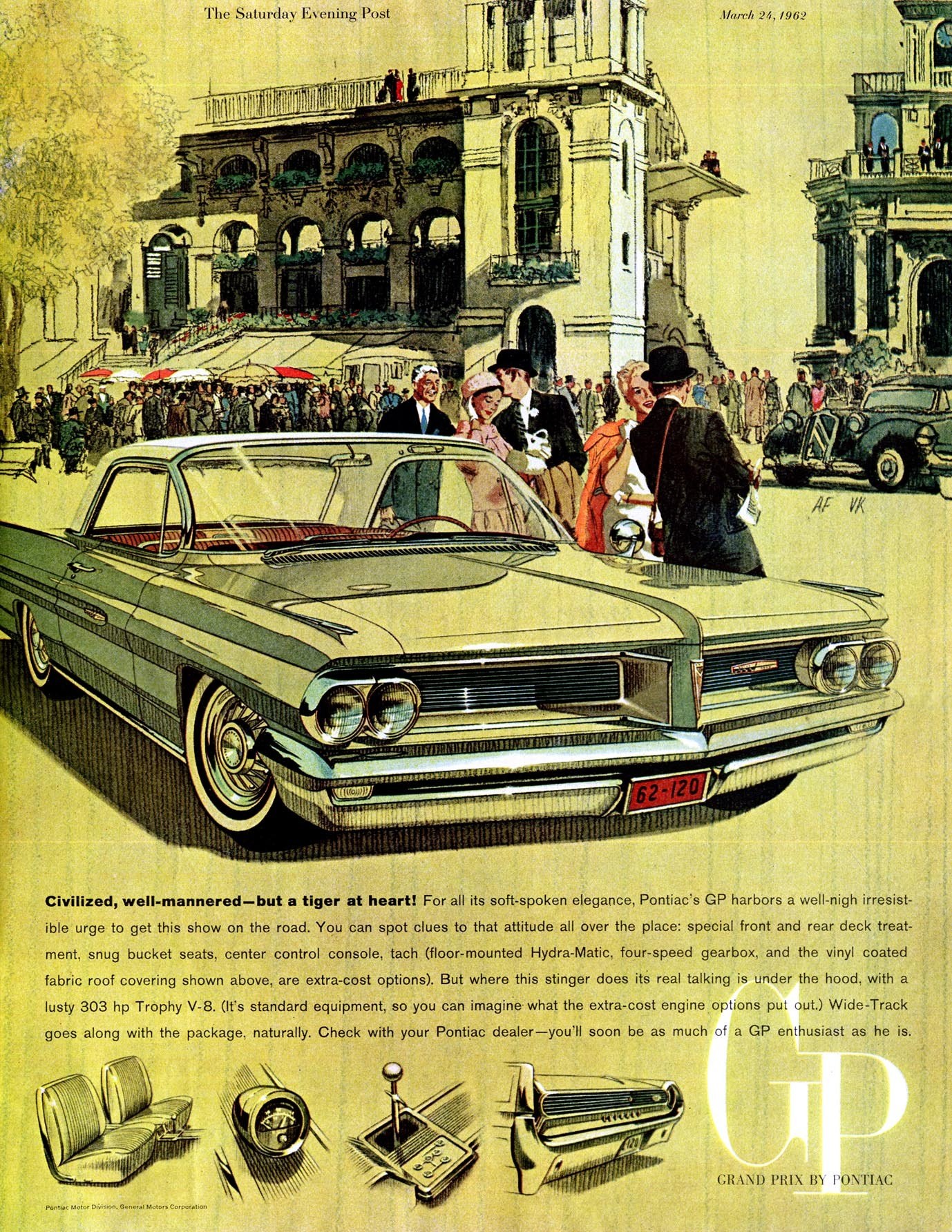 Pontiac GP car advertisement