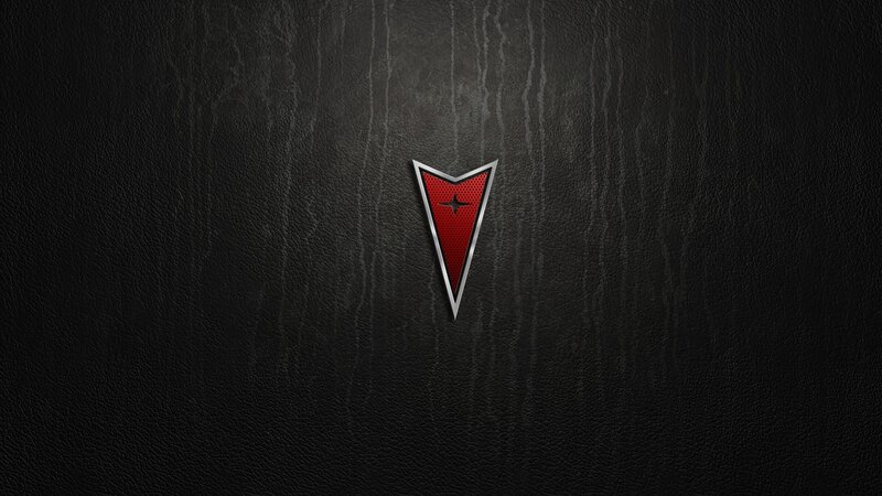 Pontiac Logo on Leather