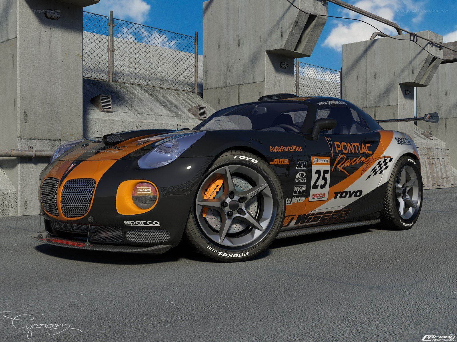 Pontiac racing car