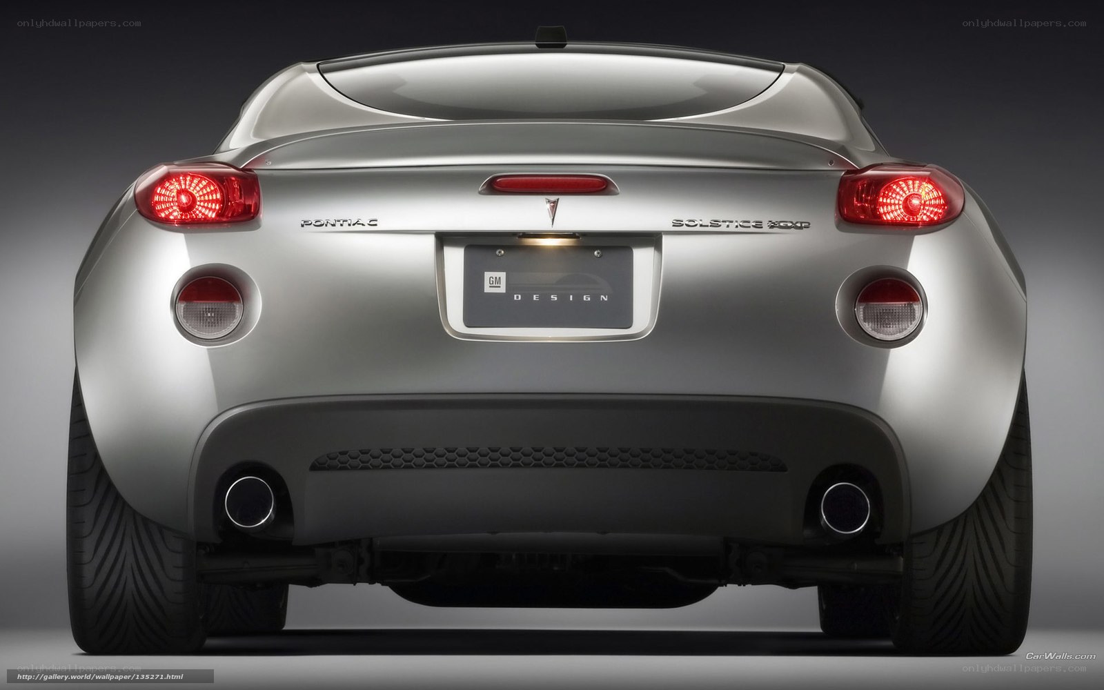 Pontiac Solstice GXP rear view