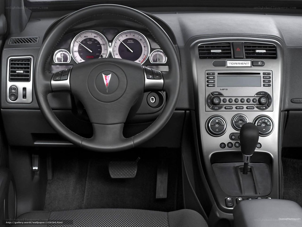 Pontiac Torrent interior dashboard