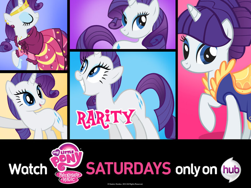 Pony Character Collage — Purple