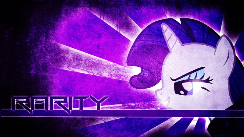 Pony Character Head — Purple