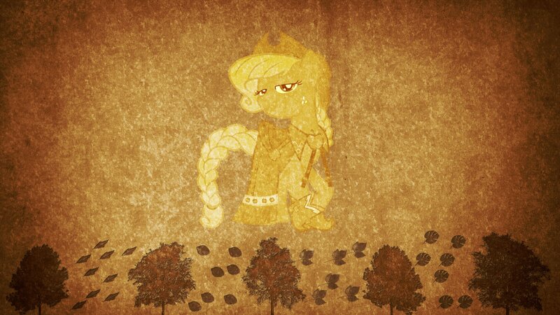 Pony Character in Autumn — Brown