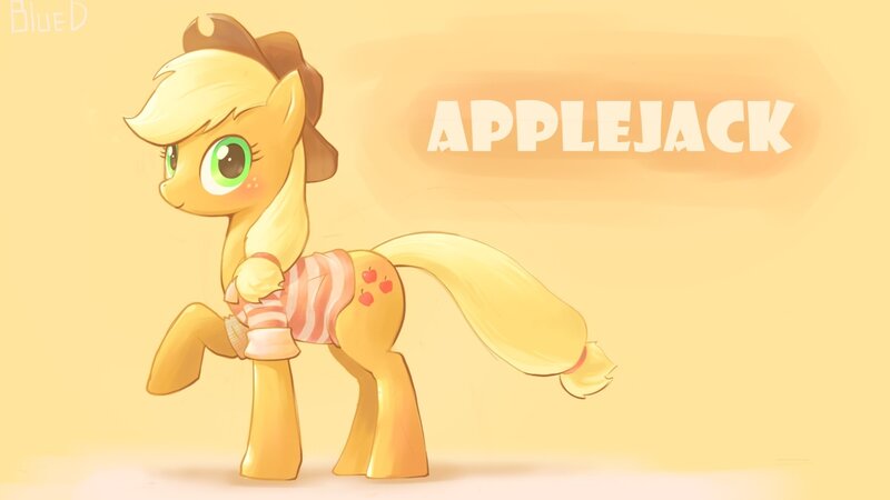 Pony Character in Striped Shirt