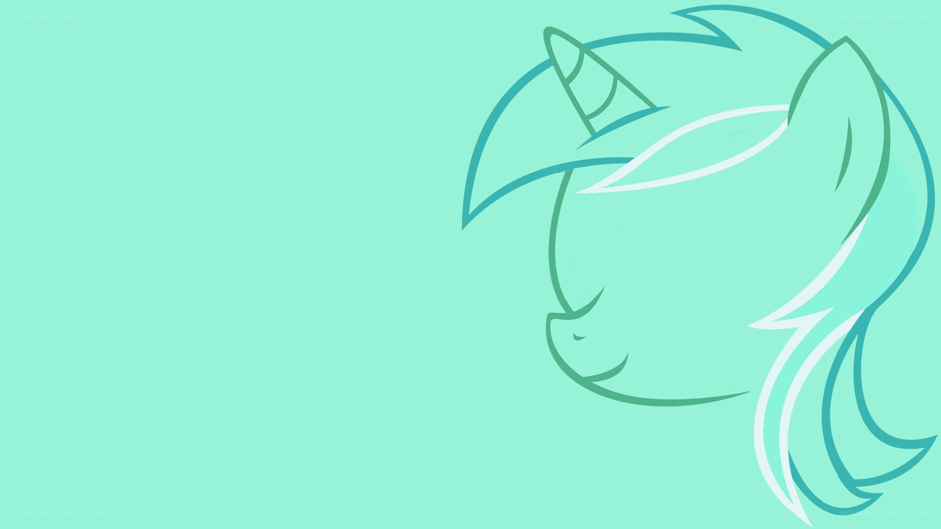 pony character outline