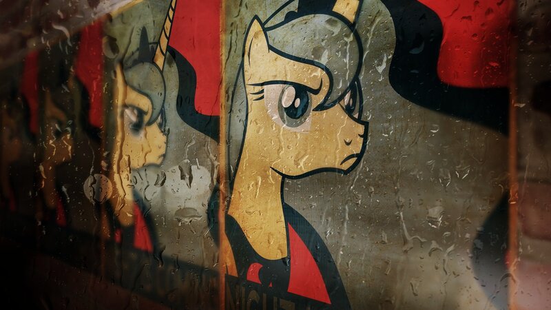Pony Character Portrait — Yellow