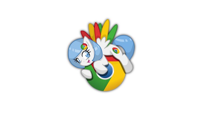Pony Character with Browser Logo