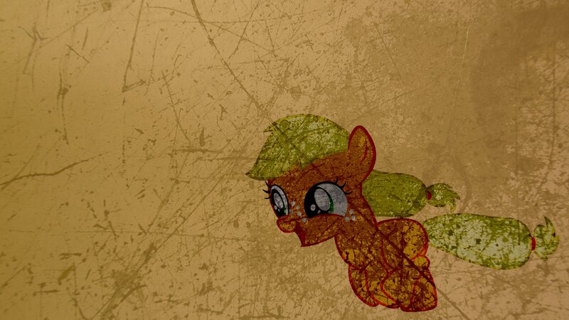 Pony Character with Green Hair