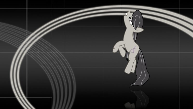 Pony character with musical note