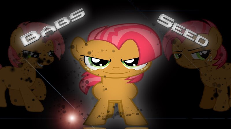 Pony Character with Pink Hair — Black, Dramatic