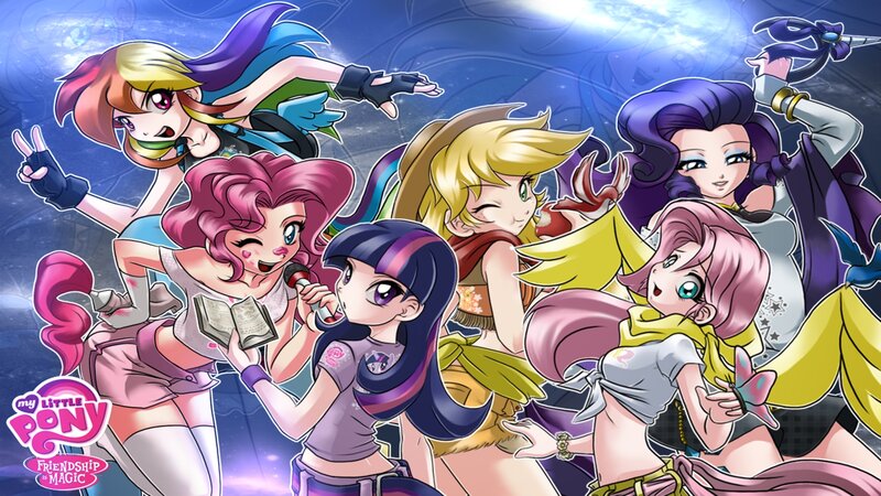 Pony Characters in Concert