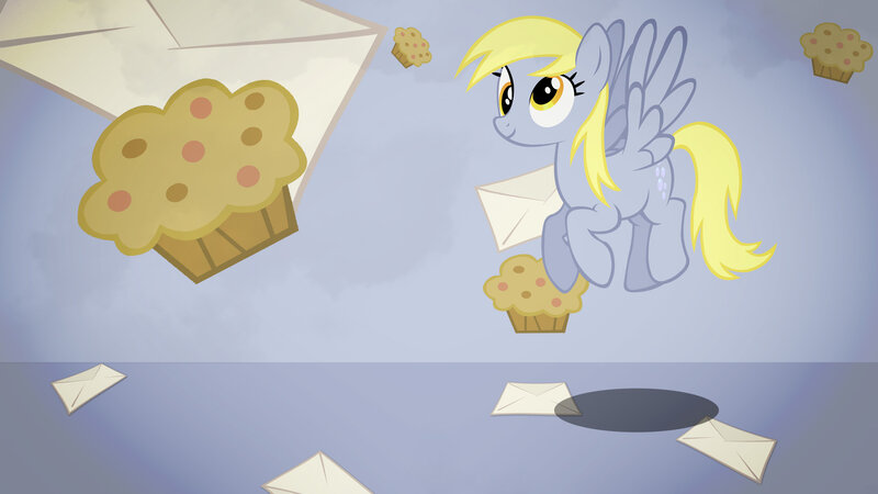 Pony Flying with Mail
