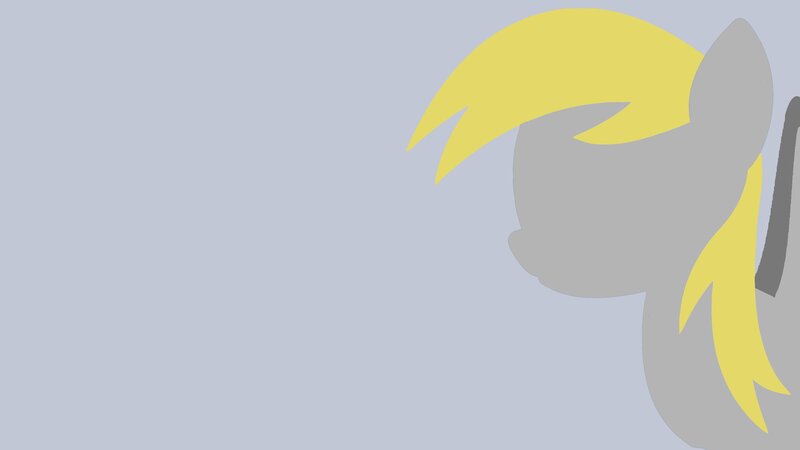 Pony Head Silhouette — Gray