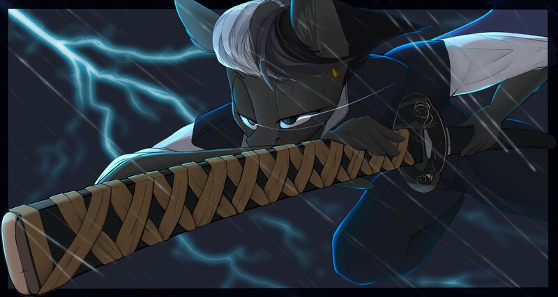 Pony Holding a Sword