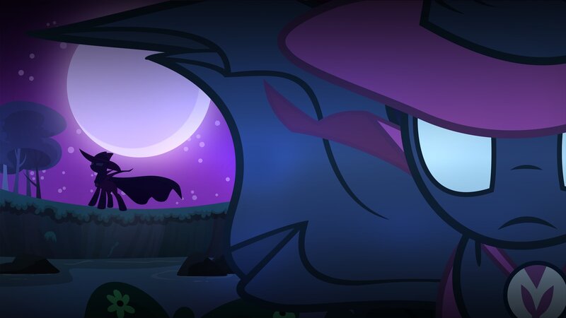 Pony in a Dark Forest — Purple