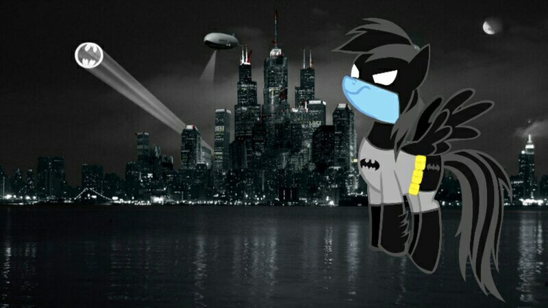 Pony in Bat Costume