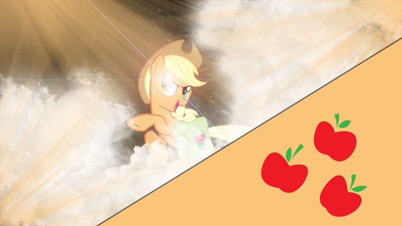 Pony in Clouds — Yellow