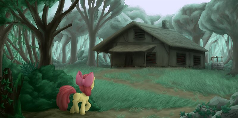 Pony in Forest
