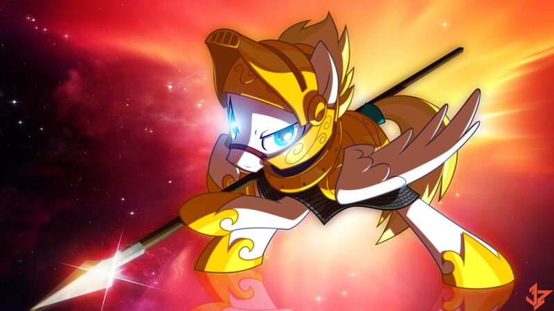 Pony in Golden Armor